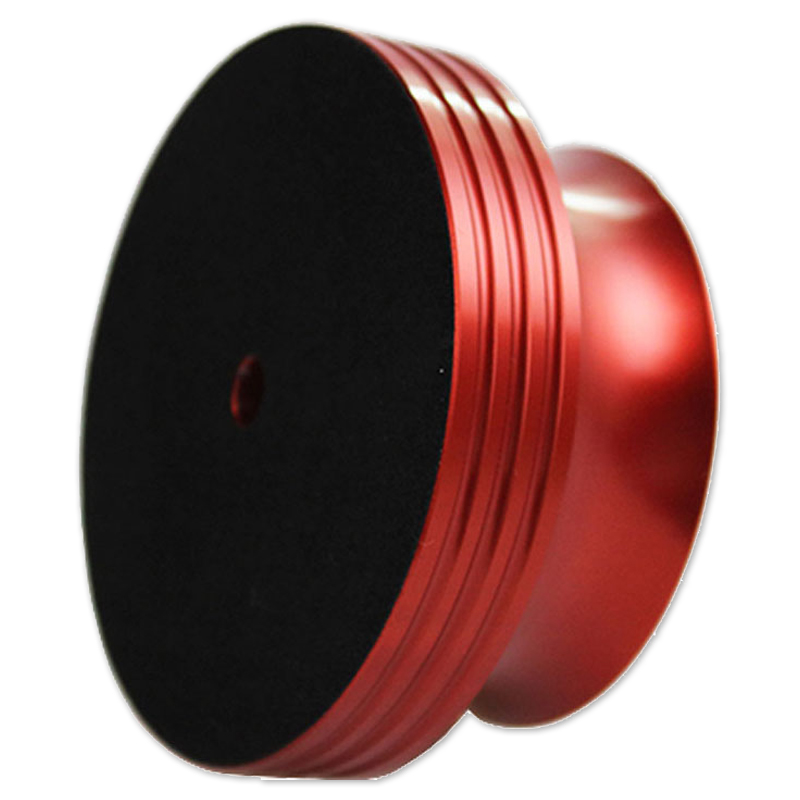 Stabilisateur palet presseur pour platine vinyle 415 grammes couleur: rouge