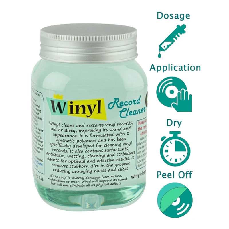 Winyl record cleaner (cleaning gel)