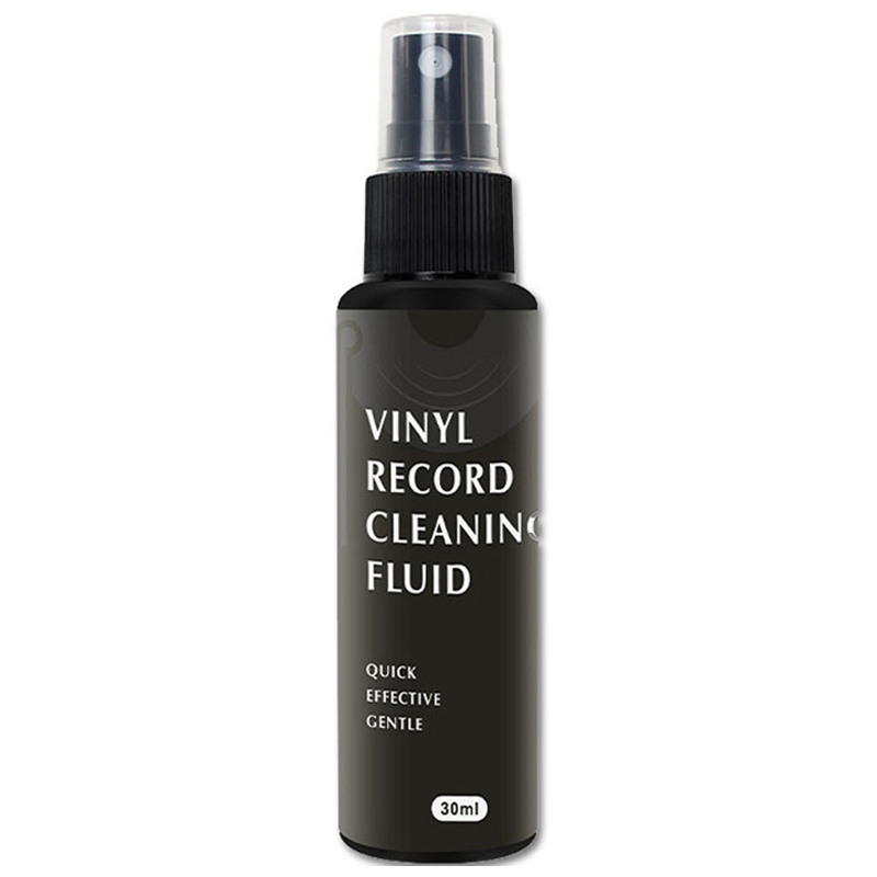 Goka White - Combination Brush for Vinyl Records with fluid