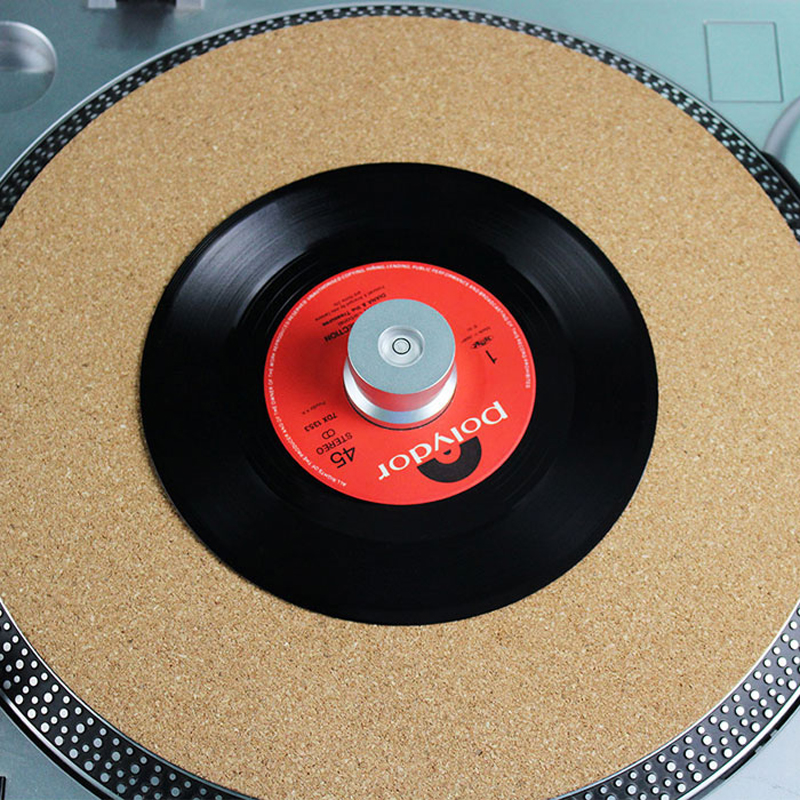Goka Aluminium 45 RPM Single Adapter & Libelle | zilver