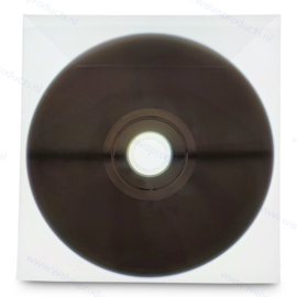 1CD PP Schutzhülle mit Klappe, glassklar glatt (125 x 130 mm + Klappe)