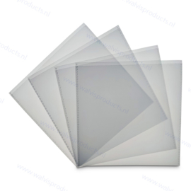 1CD PP Schutzhülle, ohne Klappe, transparent (125 x 125 mm)