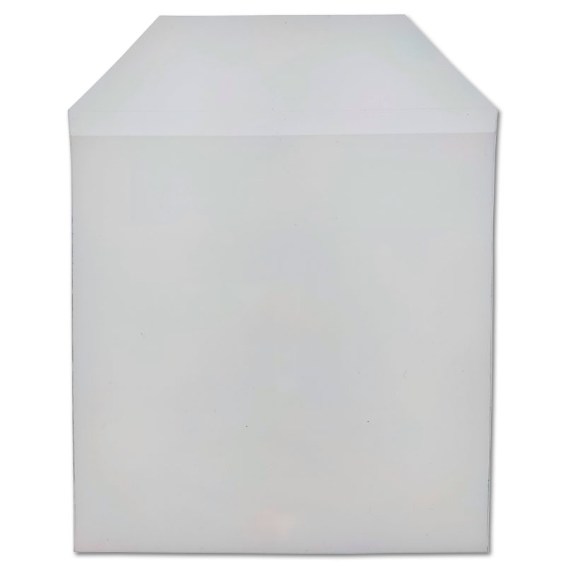 1 CD PP Sleeve with flap, no grain transparent (125 x 130 mm + flap)