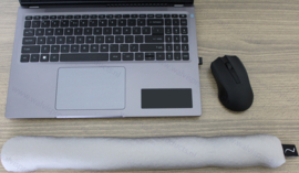 Walvis Products Keyboard Wrist Pad, colour: silver-grey