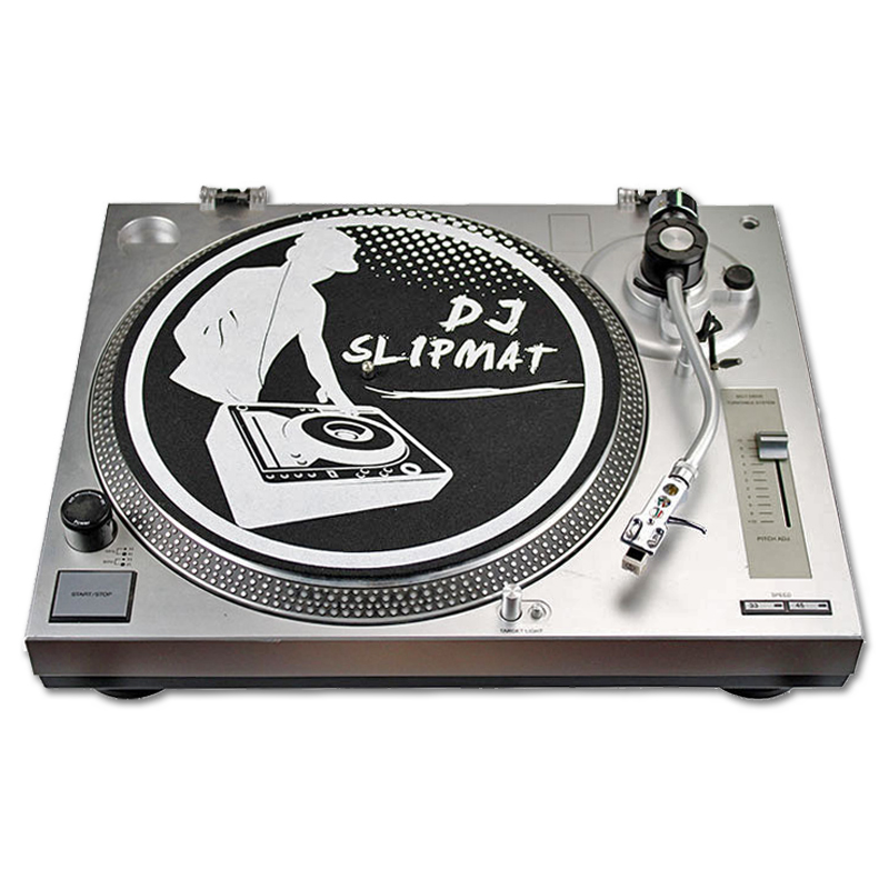 Filz DJ Skratch Slipmat - aus synthetischen Fasern