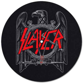 Slayer - Plattenspieler-Slipmat-Set - Eagle & Scratched Logo