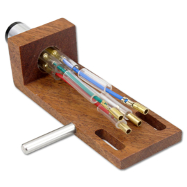 Headshell / Tonabnehmer für S‑Tonarm‑Plattenspieler – Holz