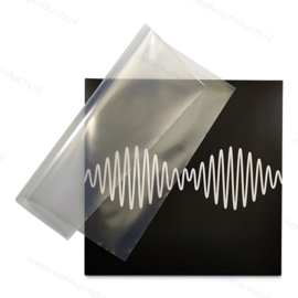 100-pack - Heavyweight 12" Polythene Clear Vinyl Record Outer Sleeves, thickness 150 micron