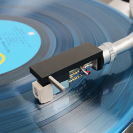 Headshell / Cartridge voor S-arm draaitafels - zwart