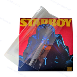 Value Box - 15 x 100-pack - 12" BOPP Vinyl Record Blake 2LP Sleeves with resealable flap, thickness 50 micron