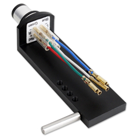 Headshell / Cartridge voor S-arm draaitafels - zwart