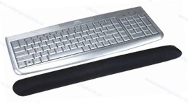 Walvis Products Keyboard Wrist Pad, colour: silver-grey