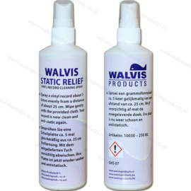 Value Box - 16 pieces - Spray Bottles - 250 ml. Walvis Static Relief - Vinyl Record Cleaning Spray