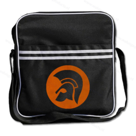 Trojan Helmet Zip Top Messenger Record Bag - capacity: approx. 35 units 12-Inch records