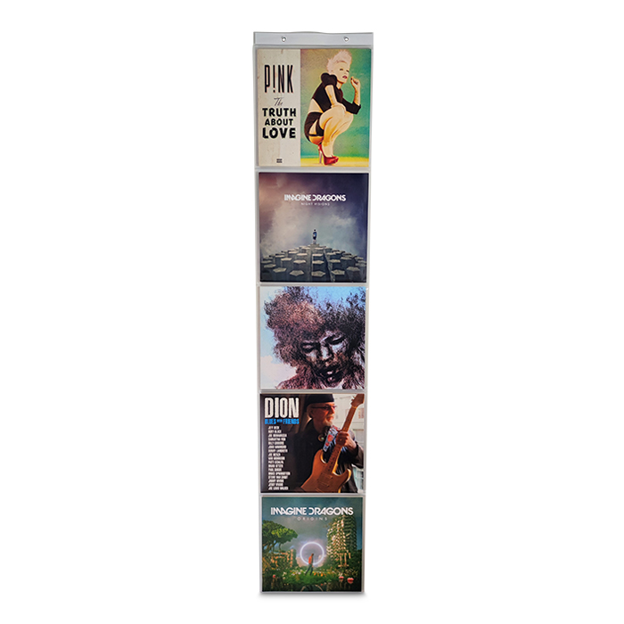Walvis Wand- & Schaufenster Display für 5 LPs