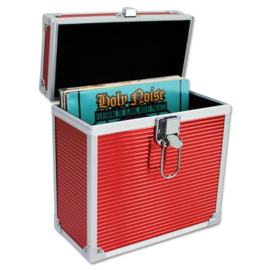Walvis Products® 7" Vinyl Storage Case - capacity: approx. 35 units singles - red