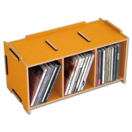 WERKHAUS CD Medienbox, Gold-gelb für 30 Discs