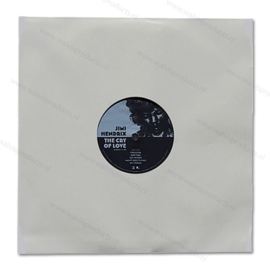 Polylined Paper 12" Inner Vinyl Record Anti Static Sleeve, cream-white 80 grs. paper - straight corners