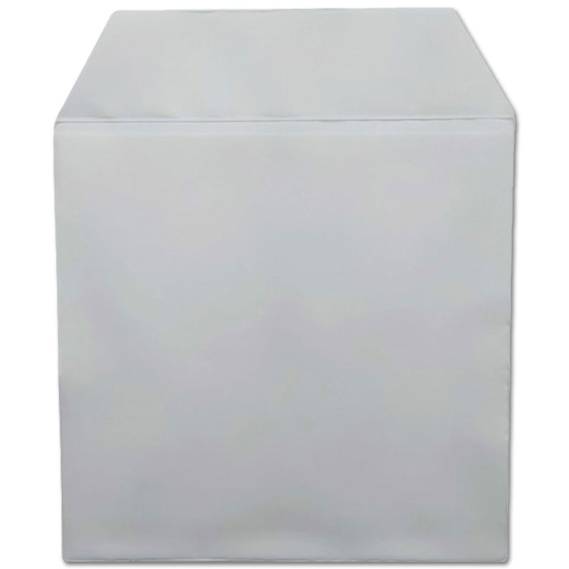 Standard Weight 10" PVC Glass Clear Vinyl Record Outer Sleeve with flap, thickness 140 micron