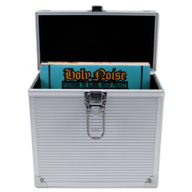 Walvis Products® 7" Vinyl Storage Case - capacity: approx. 35 units singles - silver