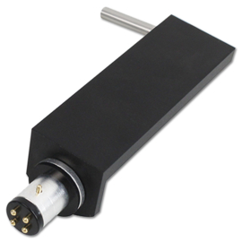 Headshell / Cartridge voor S-arm draaitafels - zwart