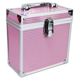 Walvis Products® 7" Vinyl Storage Case - capacity: approx. 35 units singles - pink