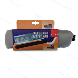 Walvis Products Keyboard Wrist Pad (toestenbord-polssteun), kleur: zilver-grijs
