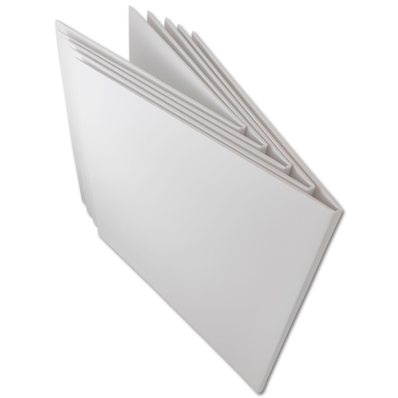 Gatefold Card 12" Vinyl Record Album Cover, 300 grs. white cardboard