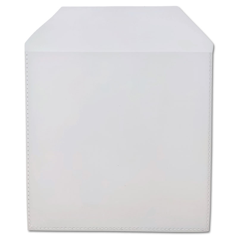 1 CD PP Sleeve with flap, transparent (133 x 128 mm + flap)