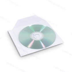 Atlanta 25-pack 1CD / DVD Ringbandhoesjes, met klep, transparant