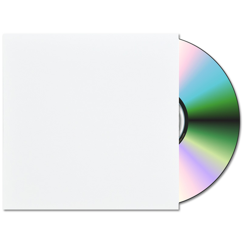 1 CD Cardboard Sleeve, without window/without flap