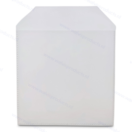 1CD PP Sleeve with flap, transparent (133 x 128 mm + flap)