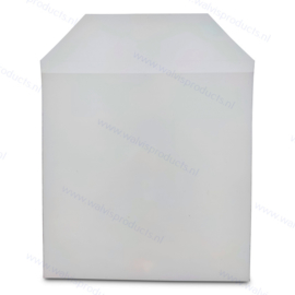 1CD PP Schutzhülle mit Klappe, glassklar glatt (125 x 130 mm + Klappe)