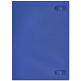Boîtier de jeu PlayStation 2, couleur: bleu - épaisseur 14 mm