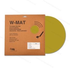 W-Mat - Winyl Acrylic Turntable Mat - gold