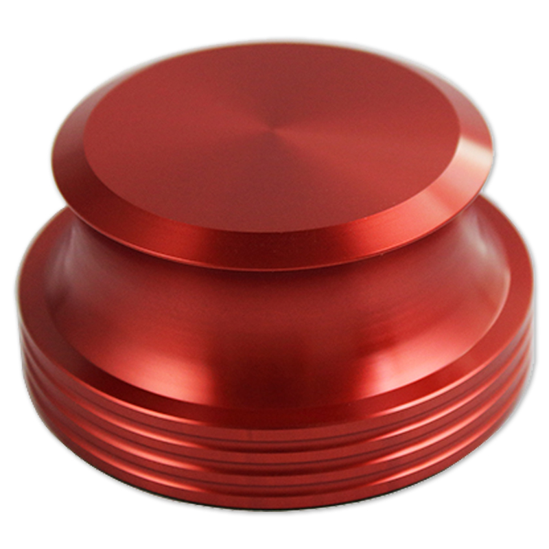 Stabilisateur palet presseur pour platine vinyle 415 grammes couleur: rouge