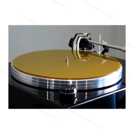 W-Mat - Winyl Acrylic Turntable Mat - gold
