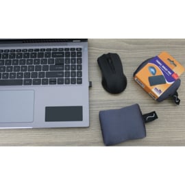 Walvis Products - Support souris-poignet (édition de voyage), couleur: noir
