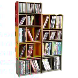 WERKHAUS CD Medienbox, Gold-gelb für 30 Discs