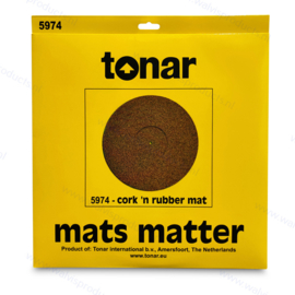 Tonar Cork/Rubber Draaitafelmat