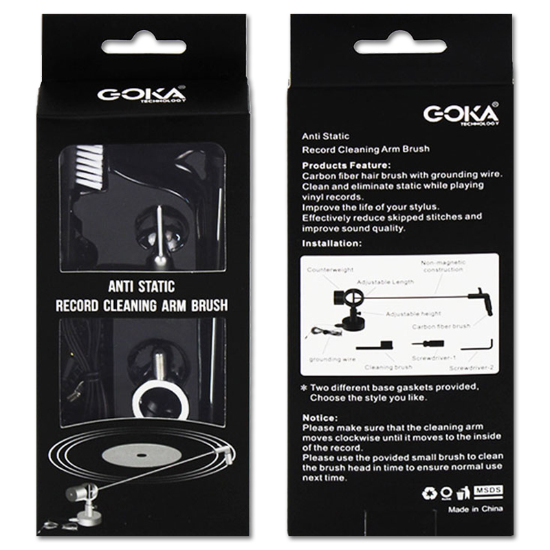 Goka Schallplatten Reinigungsarm
