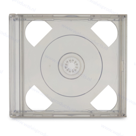 Multipack 24 mm 4CD Fatcase - without trays - transparent interior