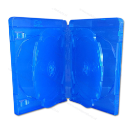 Multi-pack 22 mm 6-BR (Blu-Ray) Box, colour: transparent-blue
