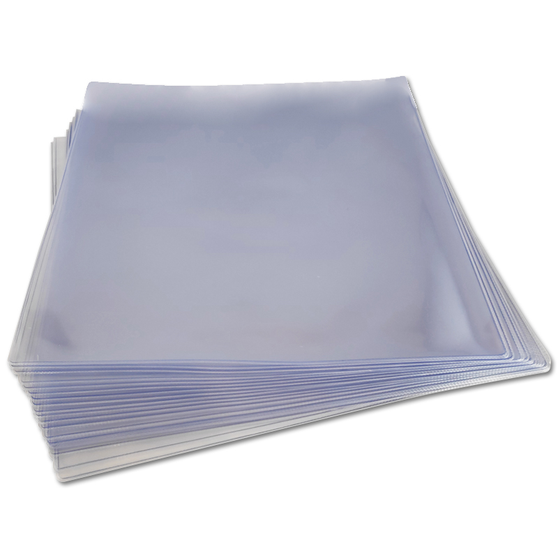 LP formaat Picture Disc beschermhoes, glashelder pvc, dikte 0.14 mm.