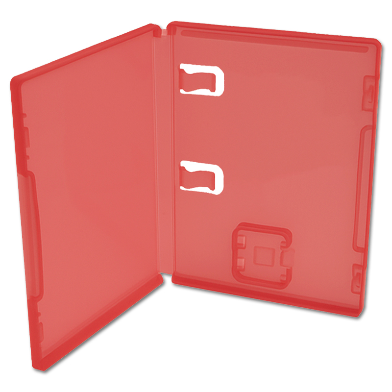 Nintendo Switch 2 Game Case, colour: transparent-red