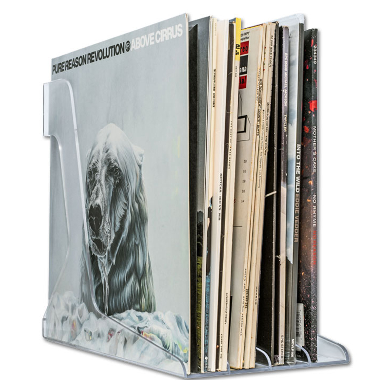 Audio Anatomy 12" Vinyl Schallplatten Ständer crystal clear - für ca. 40 Stück LP's