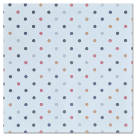 100er Pack -  Papier Geschenktüten für 12" Schallplatten, mit Klappe | Dots