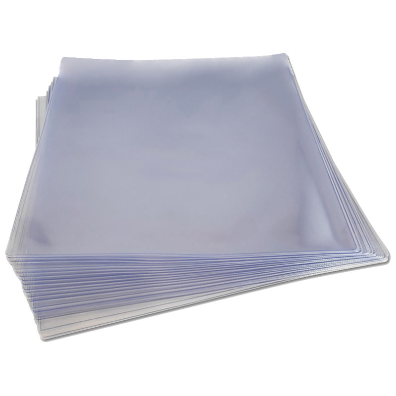 Grammofoonplaten beschermhoes voor mini-LP's/10-inch platen, glashelder pvc, dikte 0.14mm.