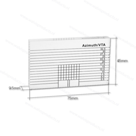 Walvis Products Azimuth VTA Protractor