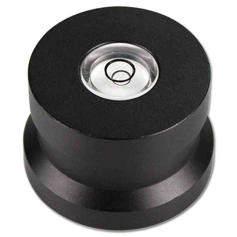 Goka  Aluminium 45 RPM Single Adapter & Libelle | zwart